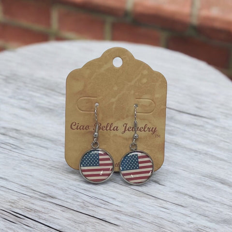Limited Edition 250th Anniversary Military Drop Earrings – U.S. Army Navy Marine Commemorative Jewelry | Made in USA Michelle Marie Boutique  Earrings