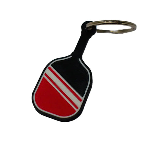 Pickleball Paddle Keychain – Red Sport Accessory | Made in USA Chatelet Manufacturing 