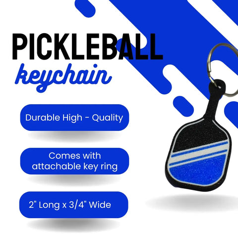 Pickleball Paddle Keychain – Sporty Mini Accessory | Made in USA Chatelet Manufacturing 