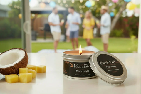 Pina Colada - Soy Tin Collection MorninWood Candles  Candles