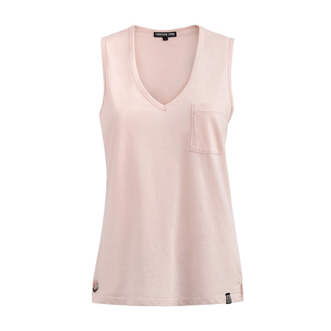 Pink Dogwood Pearl Sleeveless Tank Top – 100% Pima Cotton | Made in USA Fireside Pine  Men's Shirt