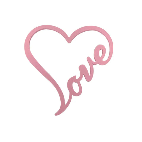 Pink Heart Love Magnet 7 Inch – Romantic Home Decor | Made in USA Chatelet Manufacturing 
