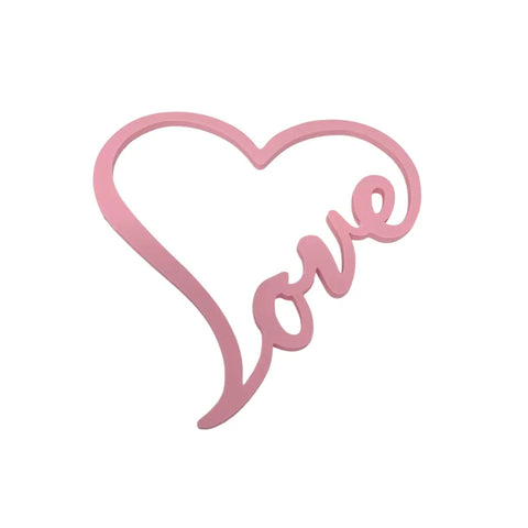 Pink Heart Love Magnet 7 Inch – Romantic Home Decor | Made in USA Chatelet Manufacturing 