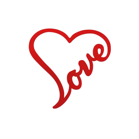 Pink Heart Love Magnet 7 Inch – Romantic Home Decor | Made in USA Chatelet Manufacturing   11.95 Red