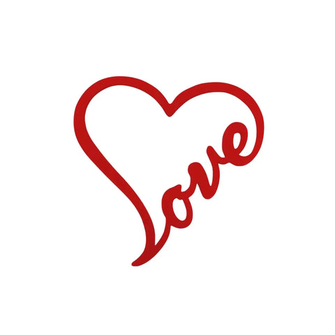 Pink Heart Love Magnet 7 Inch – Romantic Home Decor | Made in USA Chatelet Manufacturing 