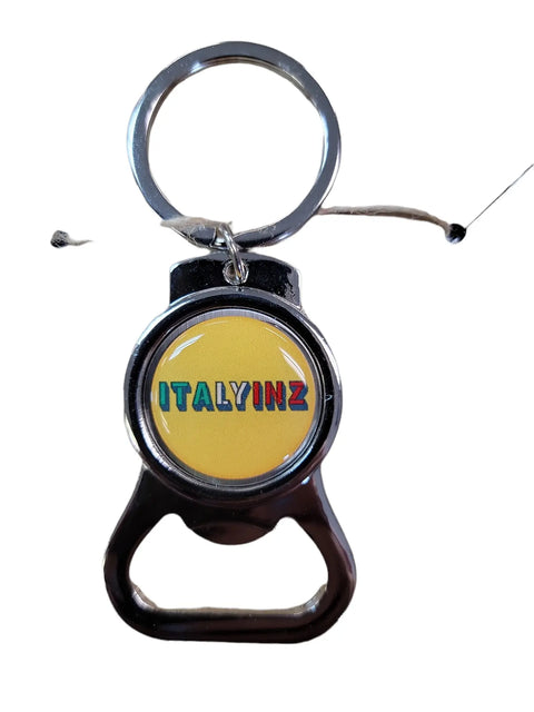 Pittsburgh Italyinz Keychain Bottle Opener – Compact Italian Heritage Accessory | Made in USA Michelle Marie Boutique  Keychain
