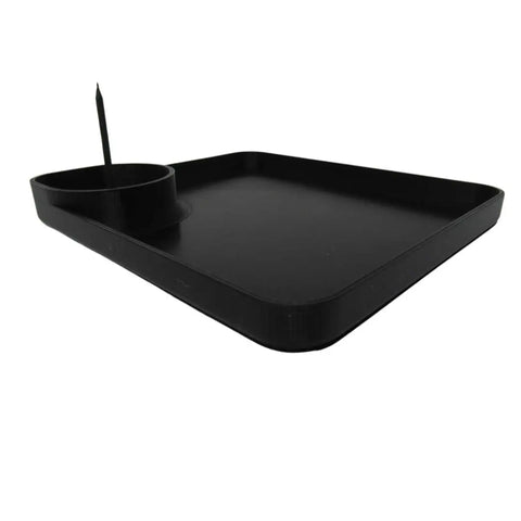 Portable Ashtray and Rolling Tray Combo with Removable Cleaner | Made in USA Chatelet Manufacturing 