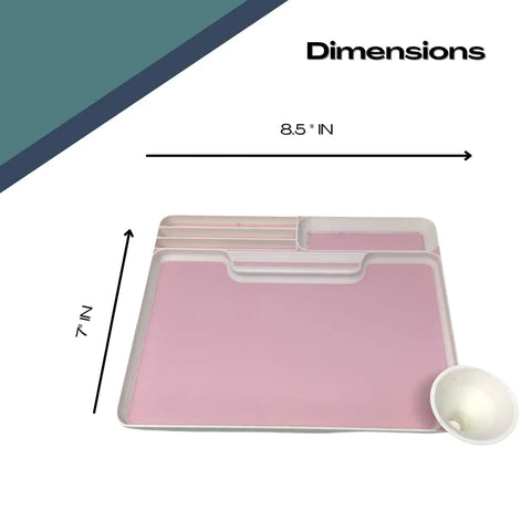 Portable Pink Rolling Tray And Cone Loader Combo – Made In USA Chatelet Manufacturing 