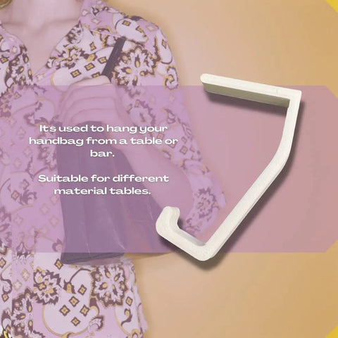 Portable Purse Holder – Lightweight 3D Printed Hook | Made in USA Chatelet Manufacturing 