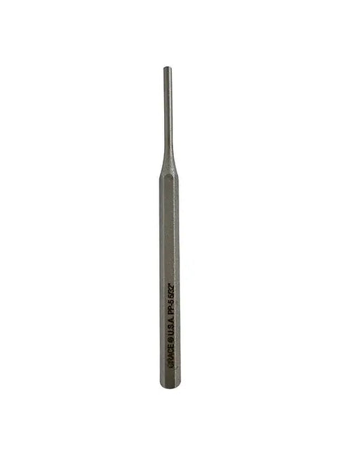 The Grace USA PS-7 Individual Punch features a long, narrow shaft and a wide hexagonal grip—perfect for hardware punches & awls—shown vertically against a white background.