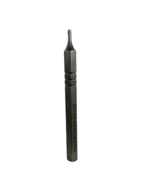 The Grace USA SRS-7 Individual Punch features a metal construction, textured grip, and pointed tip—an essential tool for any American-made hardware or punch collection. Shown upright against a white background.