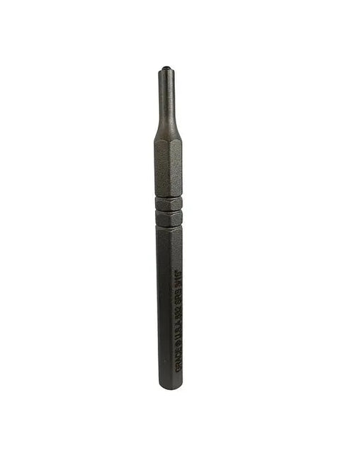 The Grace USA SRS-7 Individual Punch, from our American-made collection, features a textured grip and hexagonal handle, shown standing upright on a white background.