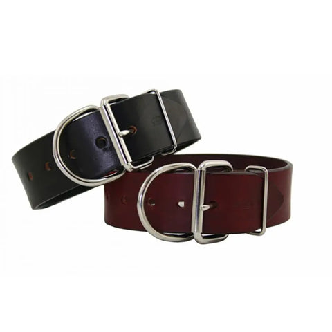 Premium 2 Inch Wide Leather Dog Collar – Durable Large Dog Standard Collar | Made in USA Auburn Leathercrafters  item