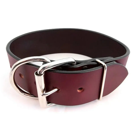 Premium 2 Inch Wide Leather Dog Collar – Durable Large Dog Standard Collar | Made in USA Auburn Leathercrafters  item
