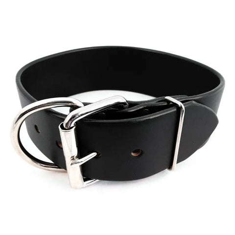 Premium 2 Inch Wide Leather Dog Collar – Durable Large Dog Standard Collar | Made in USA Auburn Leathercrafters  item