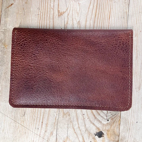 Premium Bison Leather Passport Wallet 5 Inch – Slim Travel Organizer with Card Slots | Made in Maine USA Rogue Industries  Passport Case