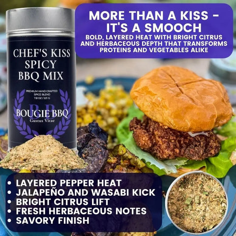 Premium Bougie BBQ Seasoning Set – 8 Artisanal XL Tins with Global Flavors | Made in USA Handcrafted Spice Collection Gustus Vitae  Collections & Gift Sets
