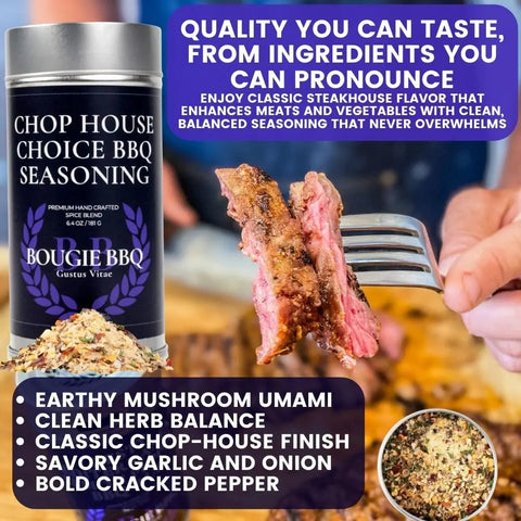 Premium Bougie BBQ Seasoning Set – 8 Artisanal XL Tins with Global Flavors | Made in USA Handcrafted Spice Collection Gustus Vitae  Collections & Gift Sets