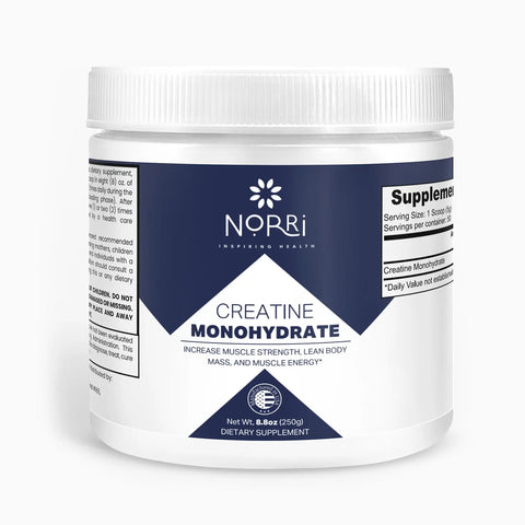Premium Creatine Monohydrate Powder 8.8oz – Muscle Strength Support | Made in USA Norri Nutrition  Amino Acids & Blends