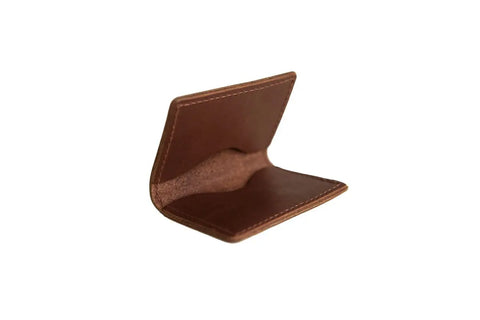 Premium Full-Grain Leather Card Case Wallet – Slim Bifold Design | Handmade in USA Urban Southern  Wallets