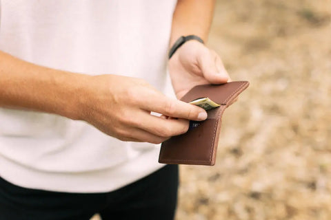 Premium Full-Grain Leather Card Case Wallet – Slim Bifold Design | Handmade in USA Urban Southern  Wallets
