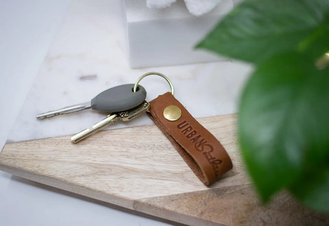 Premium Genuine Leather Key Fob – Urban Style Key Organizer | Made in USA Urban Southern  Accessories