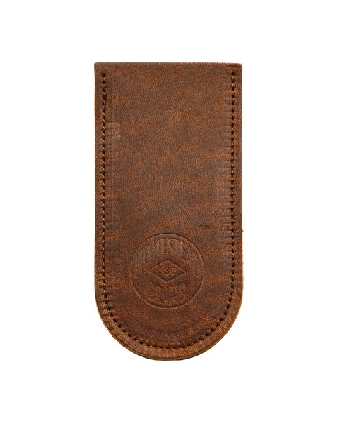 Premium Leather Skillet Handle Sleeve – Cast Iron Cover | Made in USA Homestead Brand 