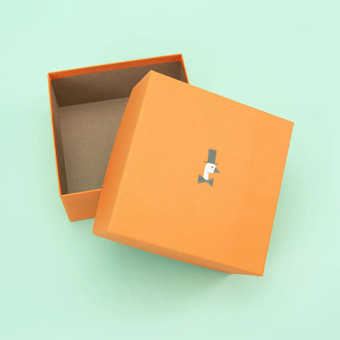 Premium Orange Chipboard Storage Organizer for Wooden Alphabet Blocks by Uncle Goose | Made in USA Uncle Goose  Accessories