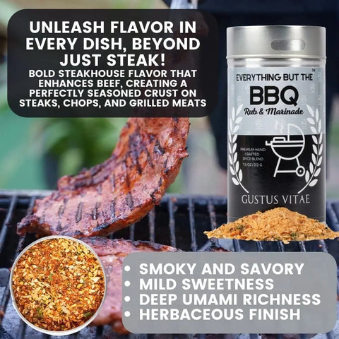 Premium Steak and Beef Seasoning Set – 6 XL Tins Handcrafted for Bold Flavor | Made in USA Gustus Vitae  Collections & Gift Sets