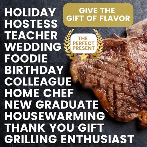 Premium Steak and Beef Seasoning Set – 6 XL Tins Handcrafted for Bold Flavor | Made in USA Gustus Vitae  Collections & Gift Sets