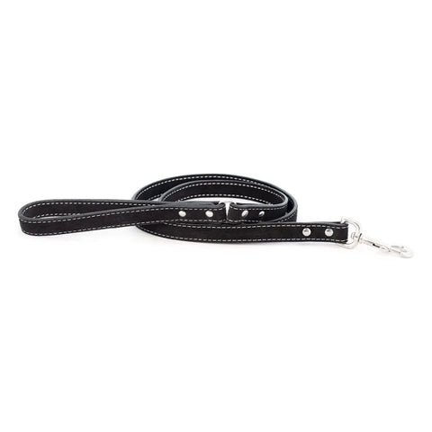Premium Suede Dog Leash With Nubuck Leather Lining And Nickel Hardware – Durable Pet Leash | Made In USA Auburn Leathercrafters  item