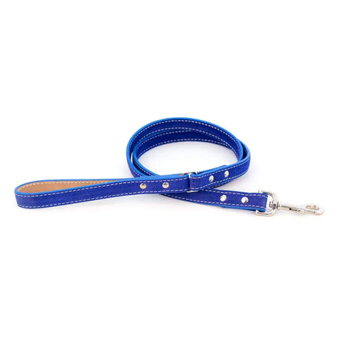 Premium Suede Dog Leash With Nubuck Leather Lining And Nickel Hardware – Durable Pet Leash | Made In USA Auburn Leathercrafters  item