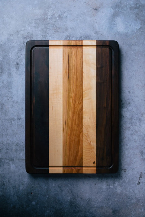 Premium Wooden BBQ Cutting Board Set – Grill Tools Bundle | Made in USA Montana Block  New Pattern