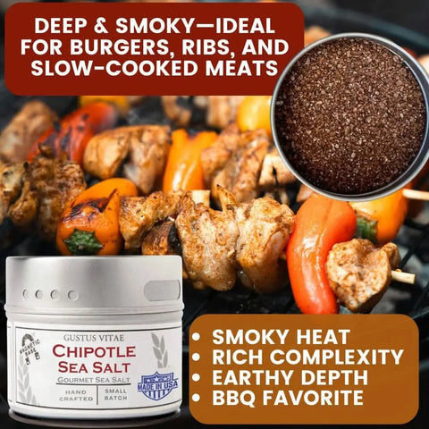 Pro Series BBQ & Grilling Sea Salts Gift Box | Gift Packaged Sea Salts Collection | Set of 6 Gustus Vitae  Collections & Gift Sets