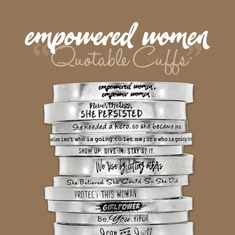 Protect This Woman Quotable Cuff Bracelet Whitney Howard Designs  Cuff Bracelets