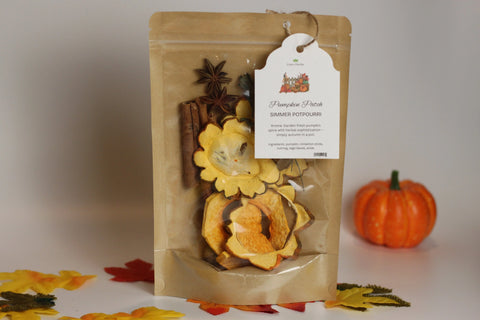 Pumpkin Patch Simmer Potpourri 2 oz – Fall Home Fragrance | Handcrafted in USA Forev'Herbs  Simmer Potpourri