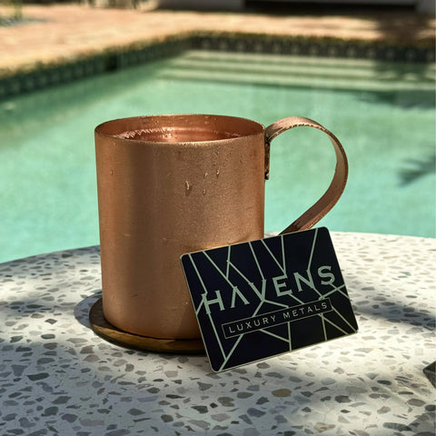 Pure Copper Moscow Mule Mug – Handcrafted Drinkware | Made in USA Havens | Luxury Metals  Drinkware > Copper