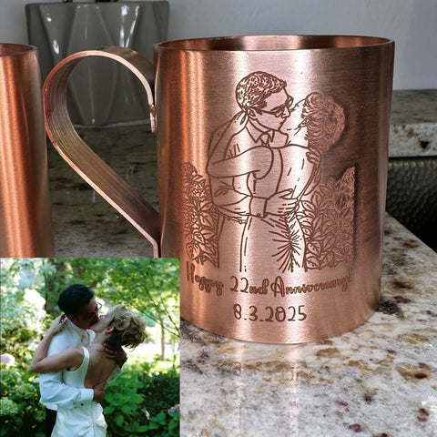 Pure Copper Moscow Mule Mug – Handcrafted Drinkware | Made in USA Havens | Luxury Metals  Drinkware > Copper