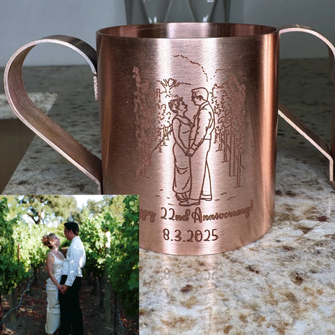 Pure Copper Moscow Mule Mug – Handcrafted Drinkware | Made in USA Havens | Luxury Metals  Drinkware > Copper