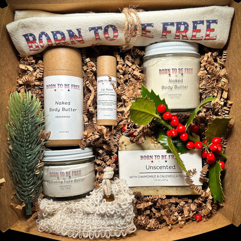 Pure Freedom Skincare Bundle – 5-Piece Natural Tallow-Based Set | Non-Toxic Beauty Essentials | Made in USA Born to be Free  gift set