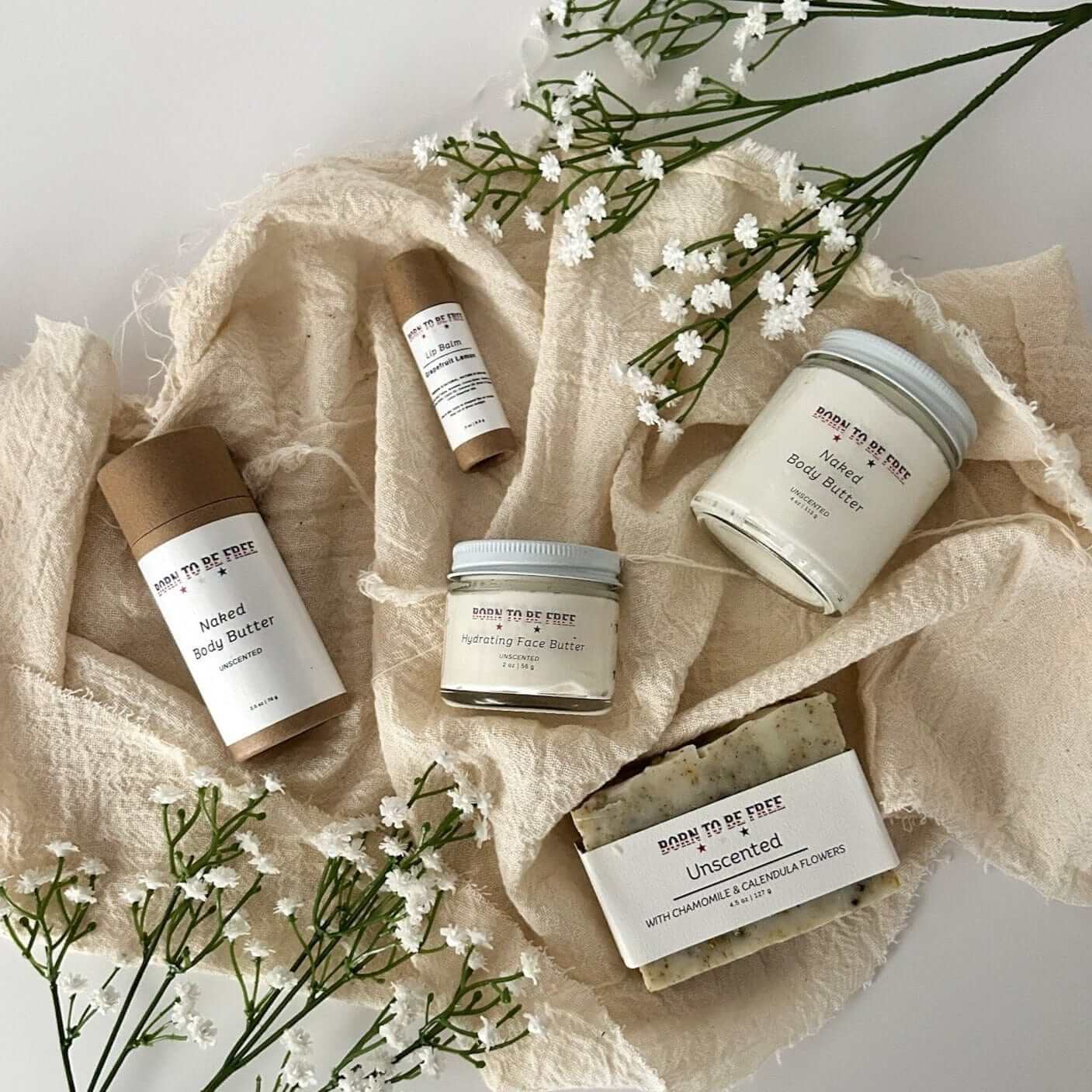 Natural Tallow Skincare Bundle – 5-Piece Set – Made in USA | Born To Be ...
