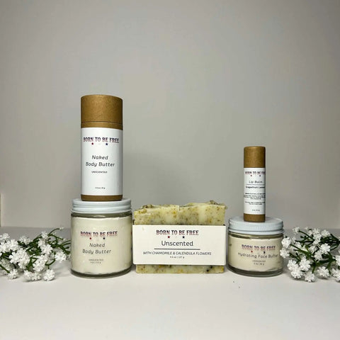 Pure Freedom Skincare Bundle – 5-Piece Natural Tallow-Based Set | Non-Toxic Beauty Essentials | Made in USA Born to be Free  gift set