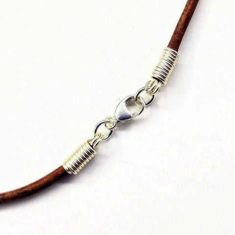 Purple Dyed Crackle Agate Point Pendant Necklace – Silver Wrapped Leather Cord | Made in USA Alexa Martha Designs  Necklace