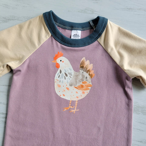 Purple - Kids Animals Tshirt - Organic American Made Cotton Adventure Clothes Company 