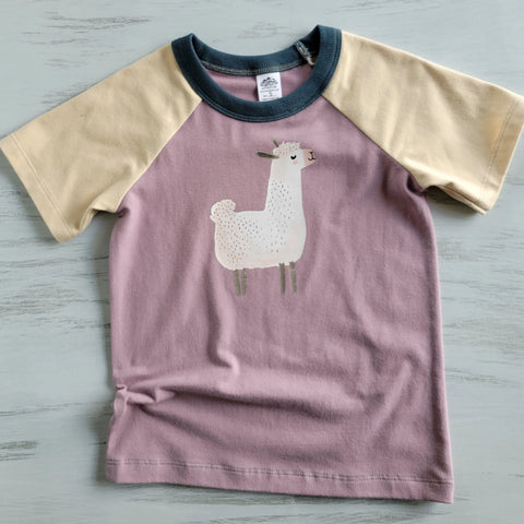 Purple - Kids Animals Tshirt - Organic American Made Cotton Adventure Clothes Company 