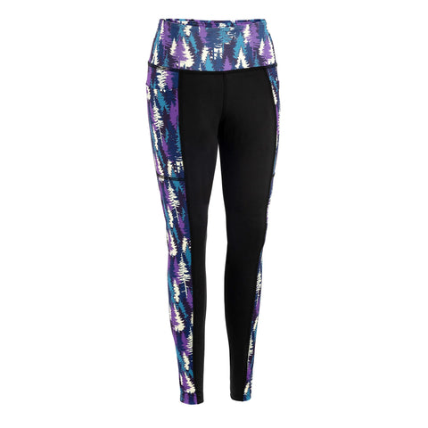 Purple Pacific Silver Fir Leggings – Nature-Inspired Activewear – Made in USA Fireside Pine  Leggings