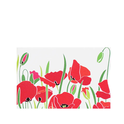 RFID Blocking Credit Card Sleeves – Poppy Floral Design | Made in USA Rogue Industries  RFID Sleeve