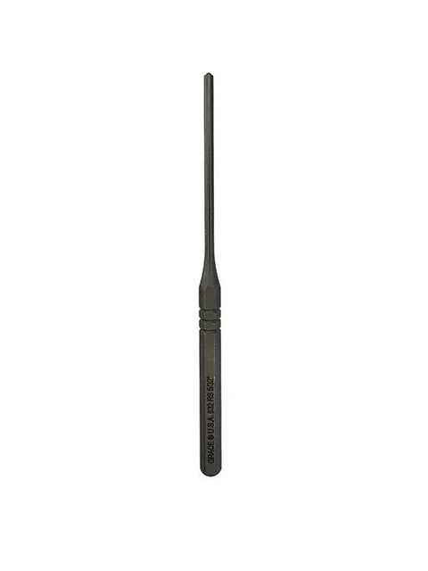 The Grace USA RS-7 Individual Punch features a long, narrow shaft and a wider hexagonal grip at the base, crafted from quality American steel and shown vertically on a white background.