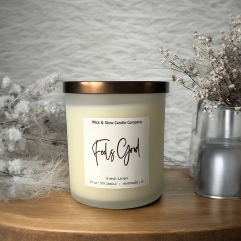 R&B Inspired Soy Wax Candle Trio Set – 8.5 Oz Each – Hand-Poured Home Fragrance Collection | Made in USA Wick and Glow Candle Company™  Candles