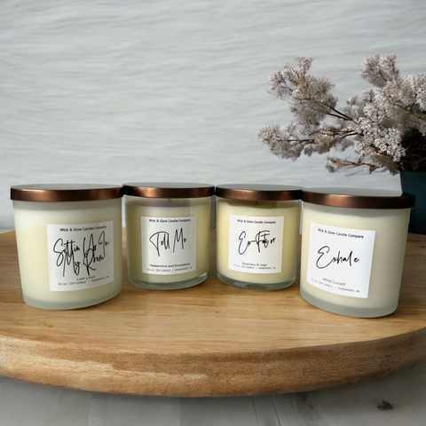R&B Mixtape: Self-Care Edition Luxury Candle Set Wick and Glow Candle Company™  Candles